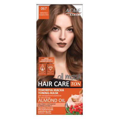 Відтінковий бальзам Acme Color Hair Care Ton Oil Mask 067 - Капучино (4820197009428)