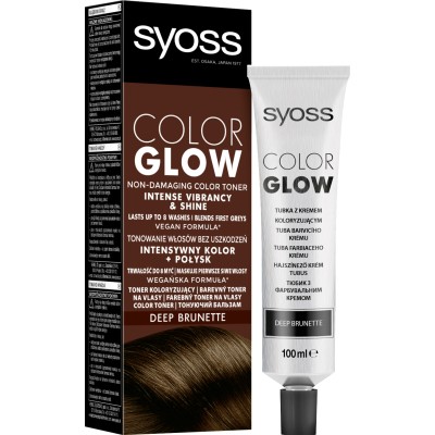 Відтінковий бальзам Syoss Color Glow Deep Brunette - Насичений Каштановий 100 мл (9000101679403)