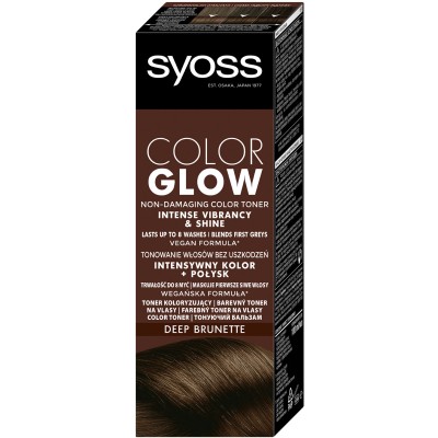 Відтінковий бальзам Syoss Color Glow Deep Brunette - Насичений Каштановий 100 мл (9000101679403)