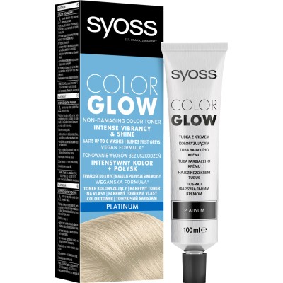 Відтінковий бальзам Syoss Color Glow Platinum - Платиновий Блондин 100 мл (9000101679267)