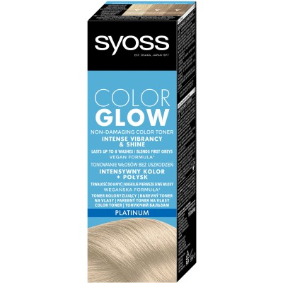 Оттеночный бальзам Syoss Color Glow Platinum – Платиновый Блондин 100 мл (9000101679267)