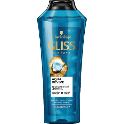 Шампунь Gliss Aqua Revive Moisturizing Shampoo 400 мл (9000101659214)