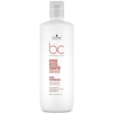 Шампунь Schwarzkopf Professional ВС Bonacure Repair Rescue Shampoo Arginine Clean Performance 1 л (4045787724073)