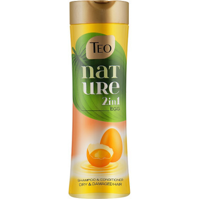 Шампунь Teo Beauty Nature 2 in 1 Shampoo & Conditioner Egg 350 мл (3800024046735)