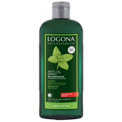 Шампунь Logona Мелисса для жирных волос 250 мл (4017645036864)