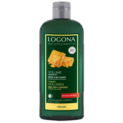 Шампунь Logona Мед и Пиво для объема волос 250 мл (4017645036888)