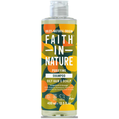 Шампунь Faith in Nature Натуральный С грейпфрутом и апельсином 400 мл (708002401619)