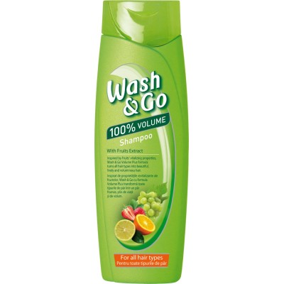 Шампунь Wash&Go с экстрактами фруктов для всех типов волос 360 мл (8008970056777)