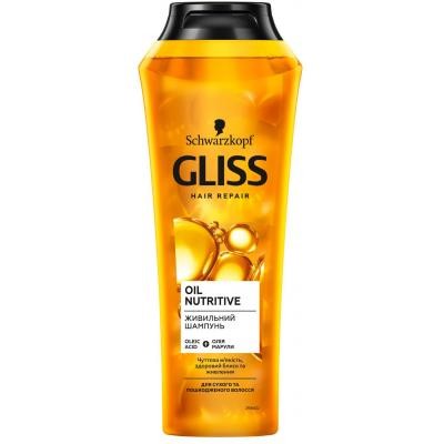 Шампунь Gliss Oil Nutritive для сухих и поврежденных волос 250 мл (9000100398381)