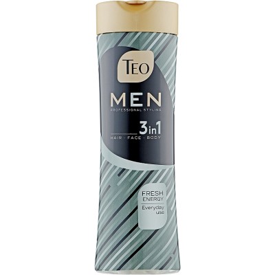 Шампунь Teo Beauty Men 3 In 1 Shampoo Fresh Energy 350 мл (3800024046766)