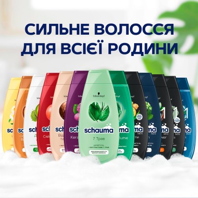 Шампунь Schauma Herb & Volume с экстрактом розмарина для тонких и слабых волос 400 мл (9000101647433)