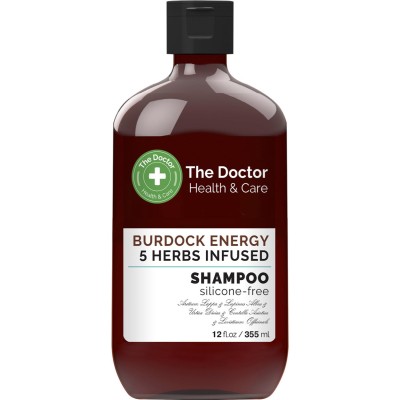 Шампунь The Doctor Health & Care Burdock Energy 5 Herbs Infused Репейная сила 355 мл (8588006041743)