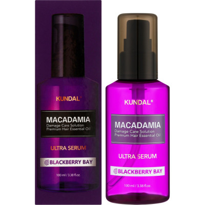 Сыворотка для волос Kundal Macadamia Ultra Serum Blackberry Bay 100 мл (8809568740883)