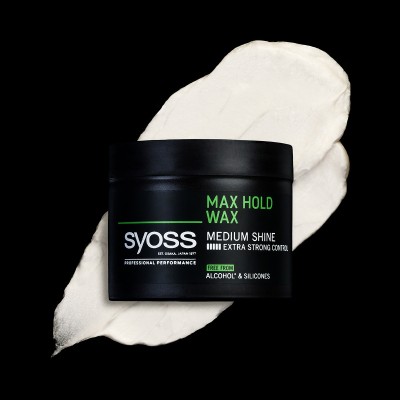 Воск для волос Syoss Max Hold для гладких, блестящих волос Фиксация 5 150 мл (9000101681543)