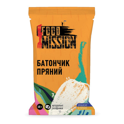 Батончик Food Mission Пряный 40 г (fm.30184)