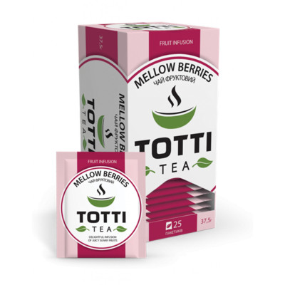 Чай TOTTI Tea 1,5г*25 пакет Сочные ягоды (tt.51507)