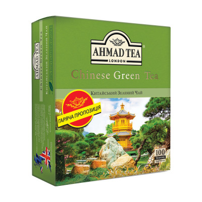 Чай Ahmad Tea Китайский зеленый 100x1.8 г (54881016667)