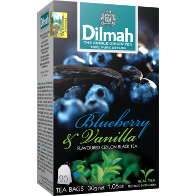 Чай Dilmah Голубика и ваниль 20х1.5 г (9312631142068)