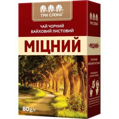Чай Три Слона "Крепкий" 80 г (ts.12333)