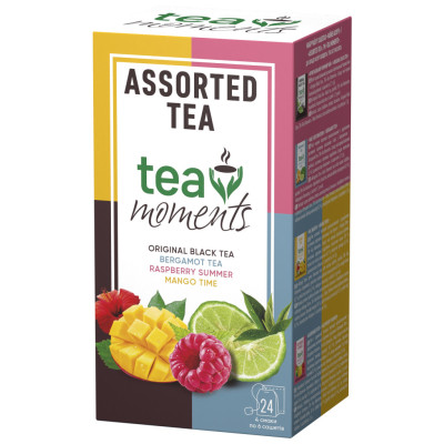 Чай Tea Moments Assorted Tea Набор 4 вкуса 1.6 гх6 (24 шт) (tm.01466)