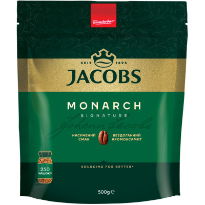 Кофе Jacobs MONARCH растворимая 500 г (prpj.08932)
