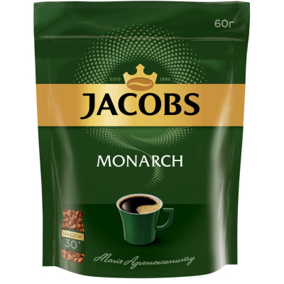 Кофе Jacobs растворимая 60 г, пакет (prpj.90922)