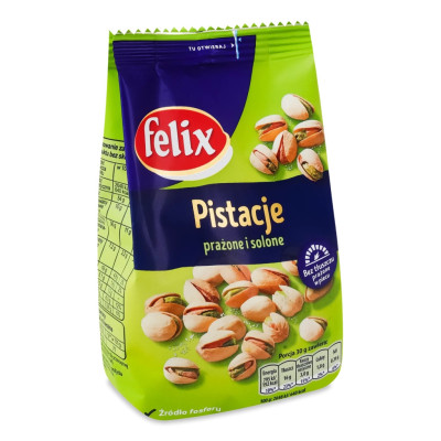 Орехи FELIX Фисташки 180 г (5900571104686)