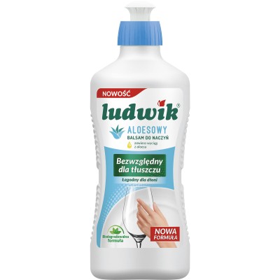 Засіб для ручного миття посуду Ludwik Алое 450 г (5900498028164)