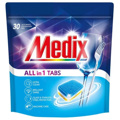 Таблетки для посудомоечных машин Medix All in 1 30 шт. (3801003002643)