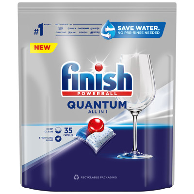 Таблетки для посудомоечных машин Finish Quantum All in 1 35 шт. (5908252005215)