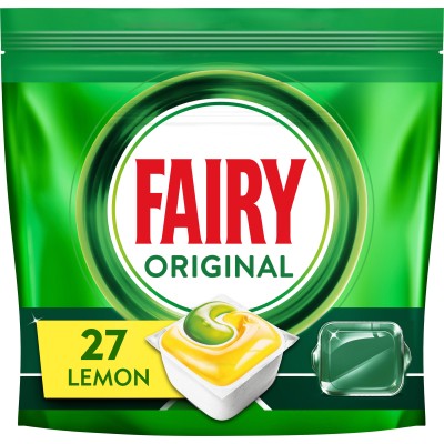 Таблетки для посудомоечных машин Fairy Original All in One Lemon 27 шт. (8006540726891)