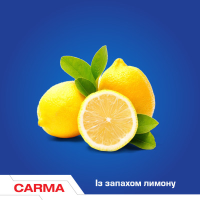 Засіб для ручного миття посуду Carma Лимон Дой-пак 400 мл (4820204702212)