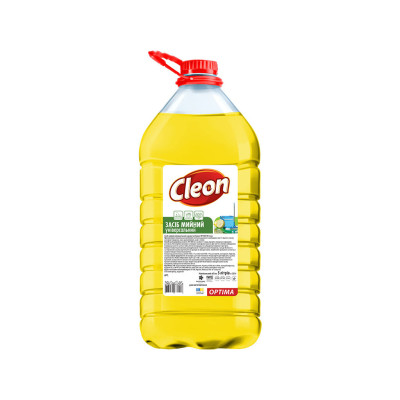 Средство для ручного мытья посуды Cleon Лимон 5 л (4820289450176)
