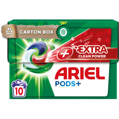 Капсули для прання Ariel Pods All-in-1 + Сила екстраочищення 10 шт. (8001090803412)