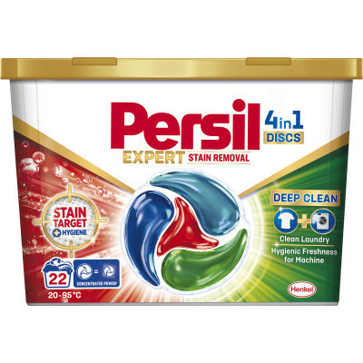 Капсулы для стирки Persil 4in1 Discs Expert Stain Removal Deep Clean 22 шт. (9000101801385)