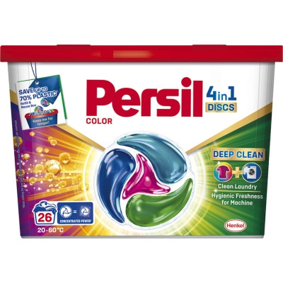 Капсулы для стирки Persil 4in1 Discs Color Deep Clean 26 шт. (9000101800043)