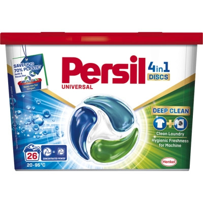 Капсулы для стирки Persil 4in1 Discs Universal Deep Clean 26 шт. (9000101599466)