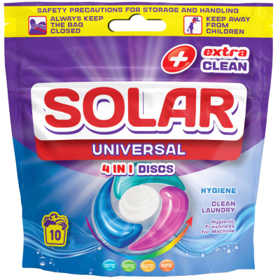 Капсулы для стирки Solar Household Universal 10 шт. (4820269930223)