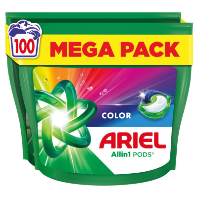 Капсулы для стирки Ariel Pods All-in-1 Color Для цветного 100 шт. (8700216764179)