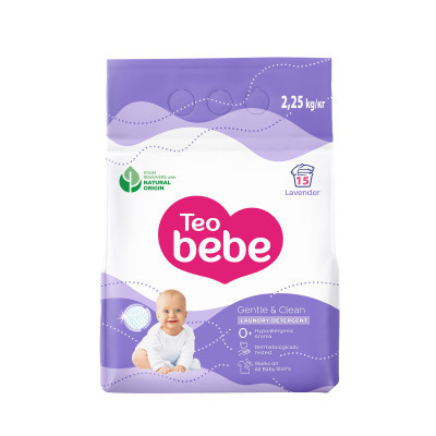 Стиральный порошок Teo bebe Gentle & Clean Lavender 2.25 кг (3800024048449)