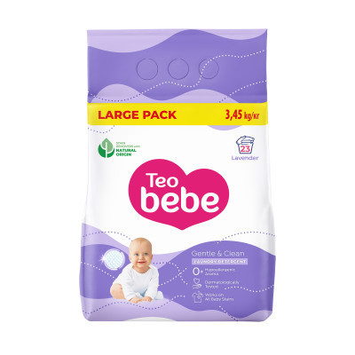 Стиральный порошок Teo bebe Gentle & Clean Lavender 3.45 кг (3800024048463)