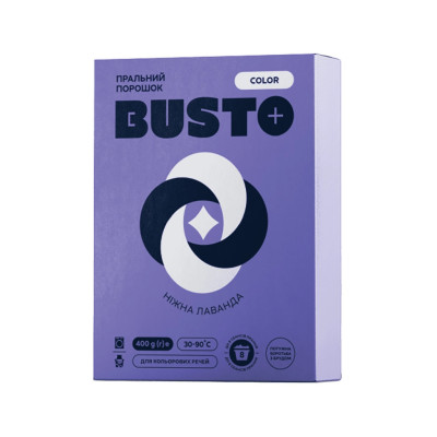 Стиральный порошок Busto Color Нежная лаванда 400 г (4820178065382)