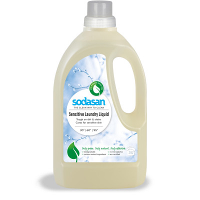 Гель для стирки Sodasan Universal Sensitiv Bright&White 1.5 л (4019886015714)