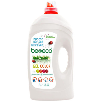 Гель для стирки Be&Eco Color 5.8 л (4820168433610)