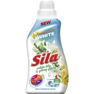 Гель для стирки Sila White 1 л (4820023369740)