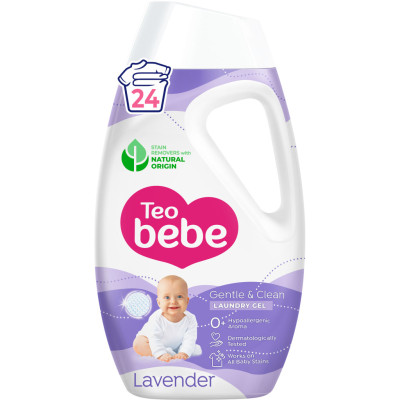 Гель для стирки Teo bebe Gentle & Clean Lavender 1080 мл (3800024048777)