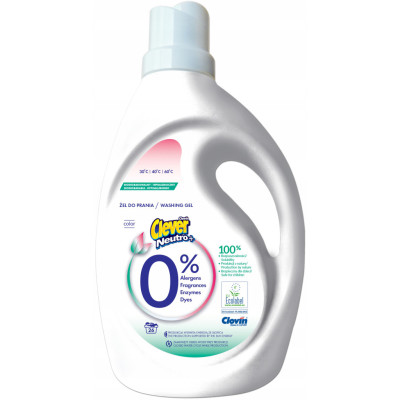 Гель для стирки Clever Neutro + Color 1.56 л (5900308779804)
