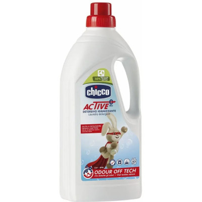 Гель для стирки Chicco Active Дезинфицирующий 1.5 л (8058664143177)