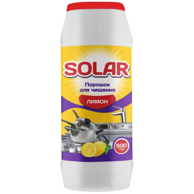 Порошок для чистки кухни Solar Household Лимон 500 г (4820269930216)