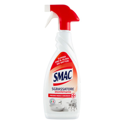 Спрей для чистки ванн Smac Sgrassatore Disinfettante Дезинфицирующий 650 мл (8003650026026)